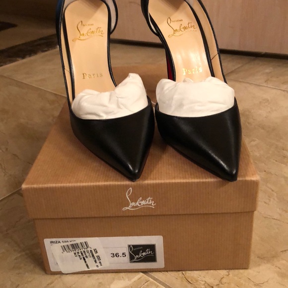 Christian Louboutin Shoes - Authentic Louboutin Iriza100 black leather